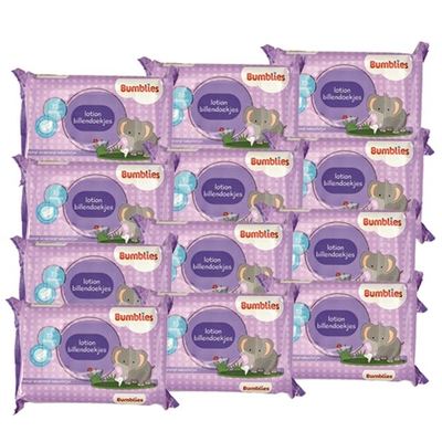 Bumblies babydoekjes 12x 72 stuks