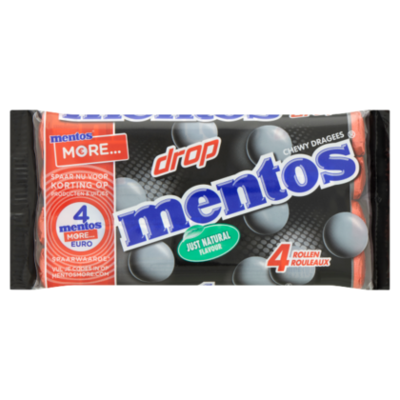 Mentos licoice natural 4-pack