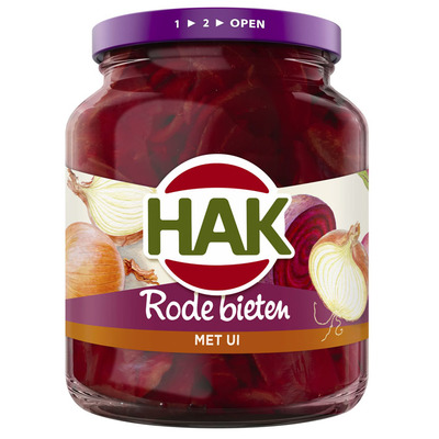 Hak Rode bieten met ui