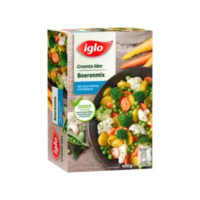 Iglo Groente-Idee Boerenmix met Gele Wortel & Peterselie