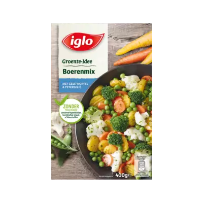 Iglo Groente-Idee Boerenmix met Gele Wortel & Peterselie