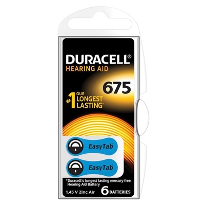 Duracell battarijen hoor 675