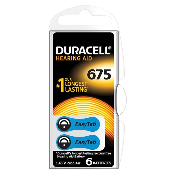 Duracell battarijen hoor 675