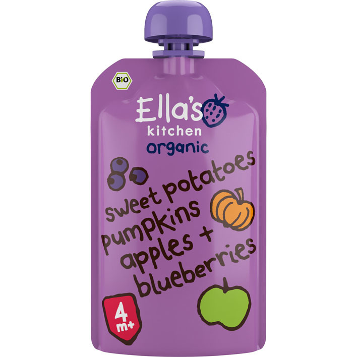 Ella's Kitchen Sweet patatoes pumpkins apples berry 4+