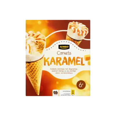 Huismerk Cornets Karamel
