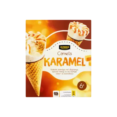 Huismerk Cornets Karamel