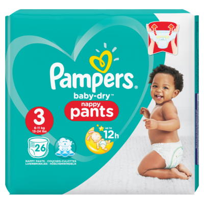 Pampers Baby dry maat
