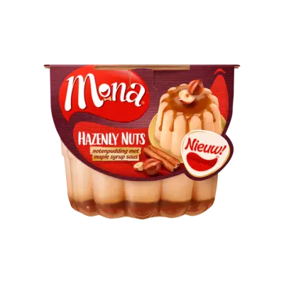 Mona pudding hazenly nuts 450 ml
