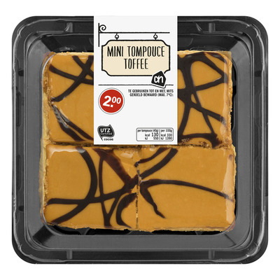 Huismerk Mini tompouce toffee