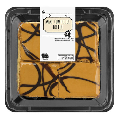 Huismerk Mini tompouce toffee