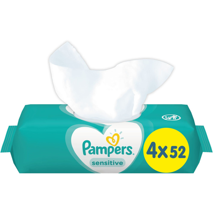 Pampers Baby Wipes Sensitive 4 stuks
