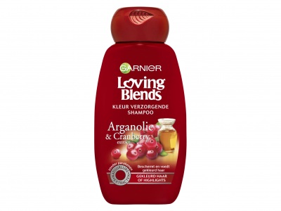 Garnier Loving Blends Shampoo cranberry en arganolie