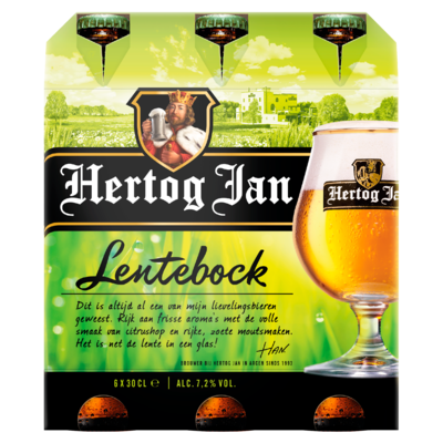 Hertog Jan Lentebock Bier Flessen 6 x 30 cl