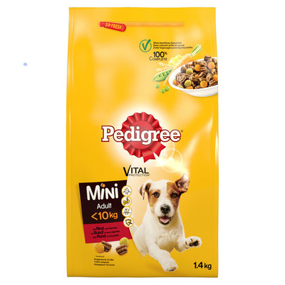 Pedigree Droogvoer adult mini rund