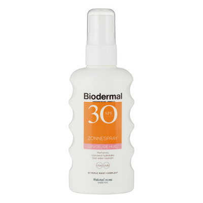 Biodermal Gevoelige huid zonnespray spf 30