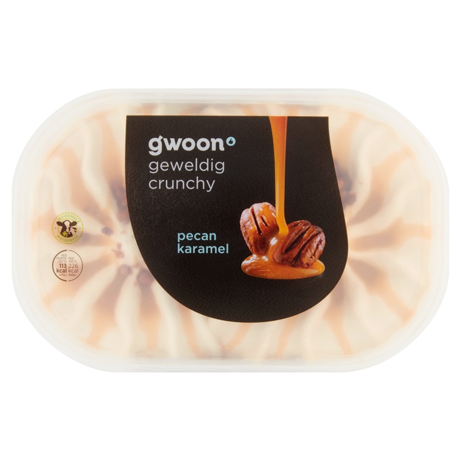Huismerk Pecan karamel ijs