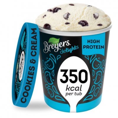 Breyers Cookies & cream proteine ijs low calorie