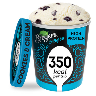 Breyers Cookies & cream proteine ijs low calorie