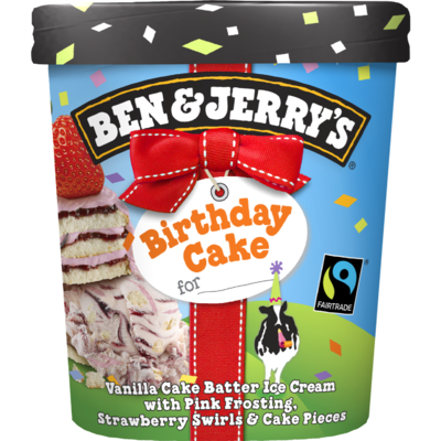 Ben & Jerry's Birthday cake