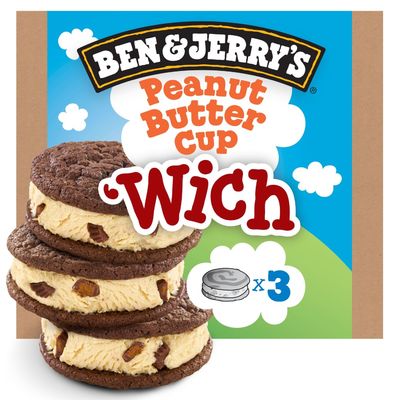 Ben & Jerry's 'wich Peanut Butter Cup Ijs