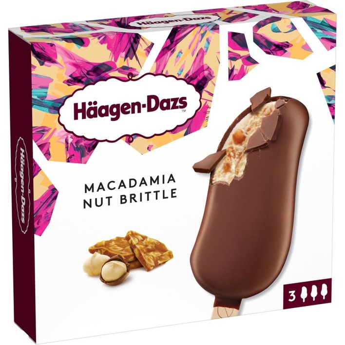 Häagen-Dazs Stick macadamia nut brittle
