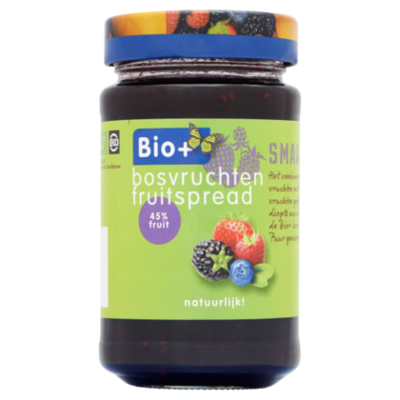 Bio+ Fruitspread bosvruchten biologisch