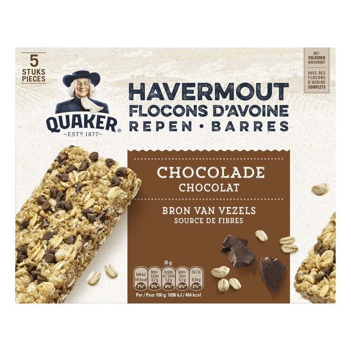 Quaker Havermoutrepen chocolade