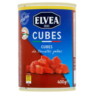 ELVEA Tomatenblokjes in tomatensap