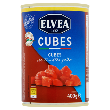 ELVEA Tomatenblokjes in tomatensap