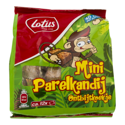 Lotus Mini parelkandij koekjes aap
