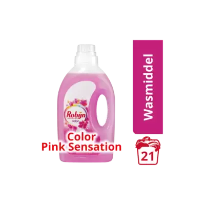 Robijn Wasmiddel Vloeibaar Color Pink Sensation 22 Wasbeurten