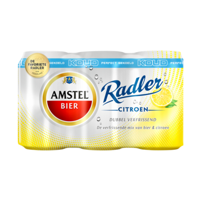 Amstel Radler Bier Citroen Koud Blik