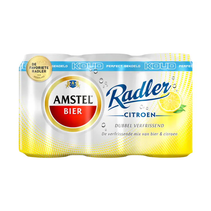 Amstel Radler Bier Citroen Koud Blik