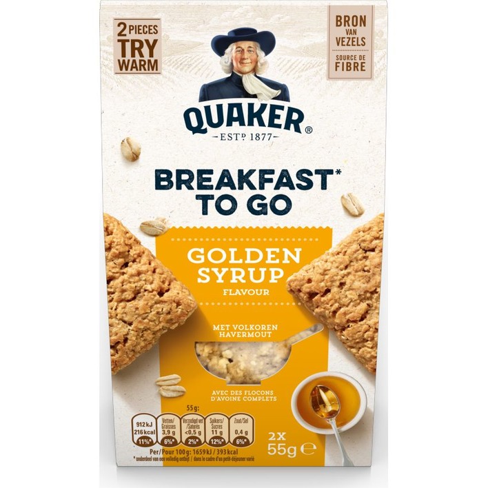 Quaker Havermout koek honing