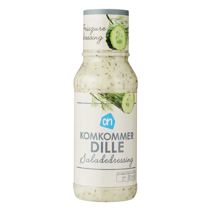 Huismerk Komkommer dille dressing