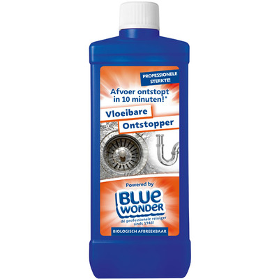 Blue Wonder Vloeibare ontstopper dop