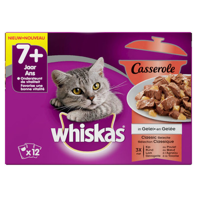 Whiskas Casserole senior classic selectie