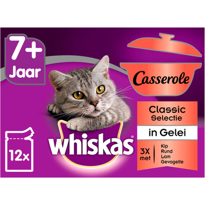 Whiskas Kattenvoer nat selectie in gelei senior