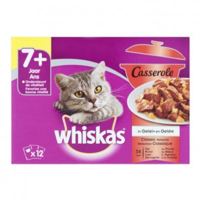 Whiskas Kattenvoer nat selectie in gelei senior