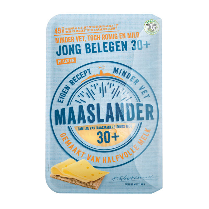 Maaslander Jong belegen 30+ plak