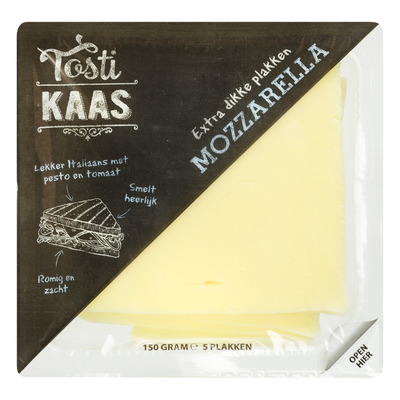 Tosti kaas Mozzarella plak