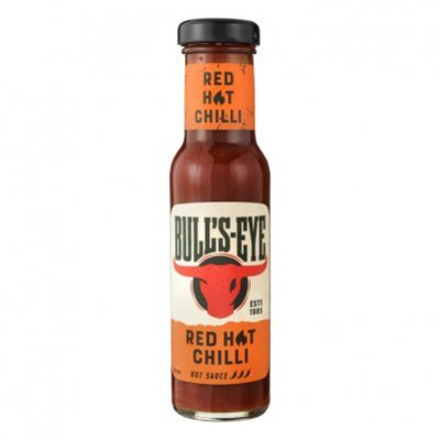 Bulls-eye Red hot chilli bbq sauce