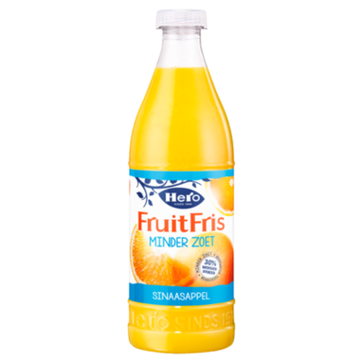 Hero Fruitfris minder zoet sinaasappel