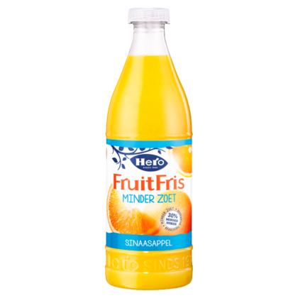 Hero Fruitfris minder zoet sinaasappel