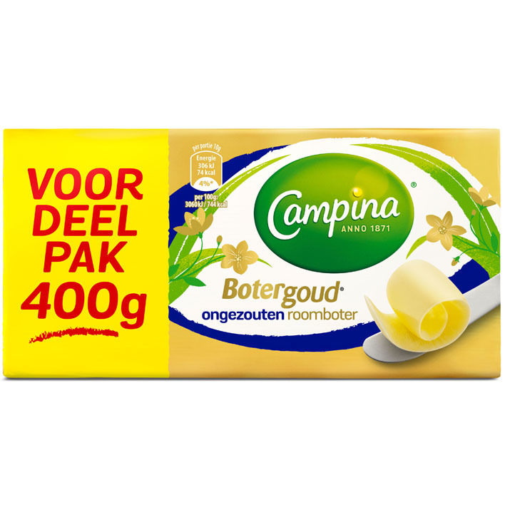 Campina Botergoud roomboter ongezouten