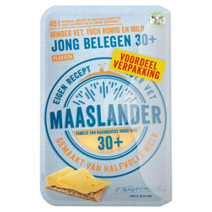 Maaslander Jong belegen 30+ plakken
