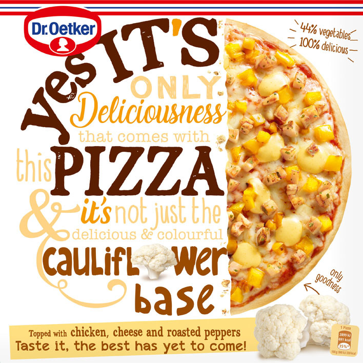 Dr. Oetker Yes it´s pizza cauliflower crust