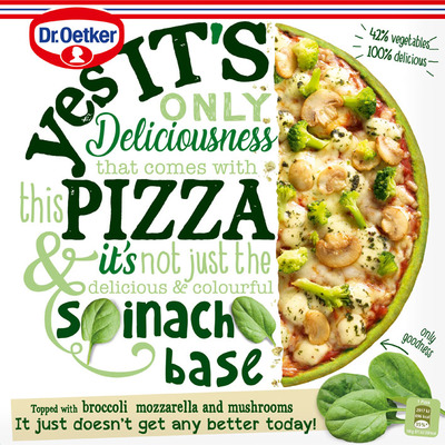 Dr. Oetker Yes it´s pizza spinach crust
