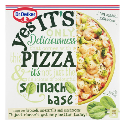 Dr. Oetker Yes it´s pizza spinach crust