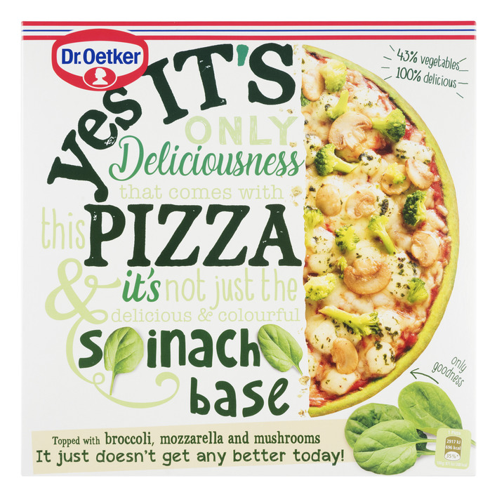 Dr. Oetker Yes it´s pizza spinach crust